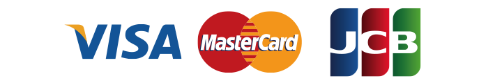 JCB、VISA、MASTER